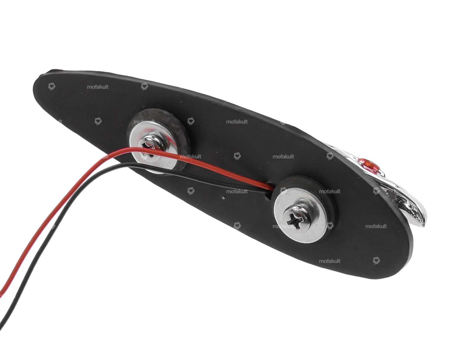 Ornamental figure eagle chrome small (illuminated eyes) Carousel Image 3