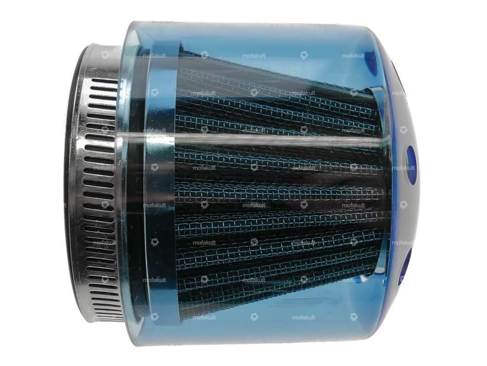 GPO air filter grille with splash cap blue SHA carburetor (Ø=60mm) Carousel Image 3