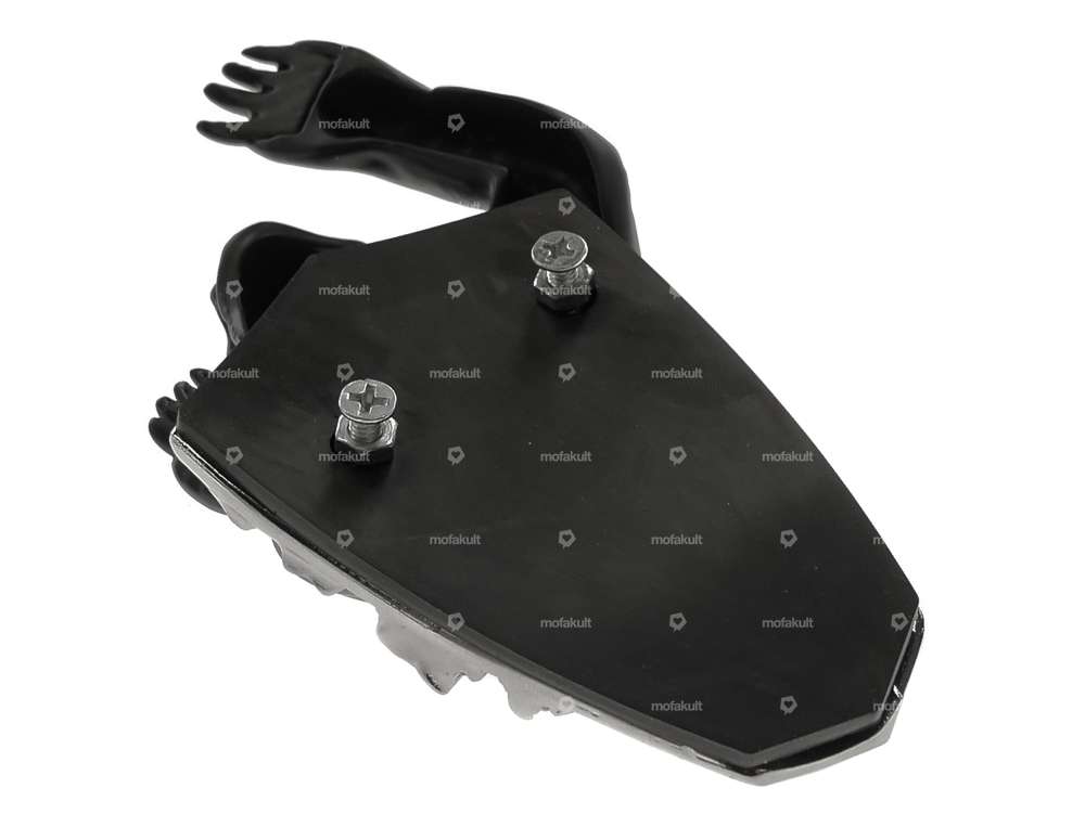 Decorative figure Hunting Bear large chrome / black Carousel Image 5