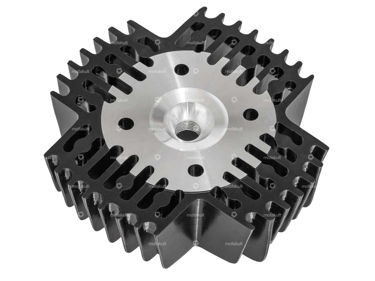 GPO 38 mm cylinder head Puch AT model new version black Carousel Image 2