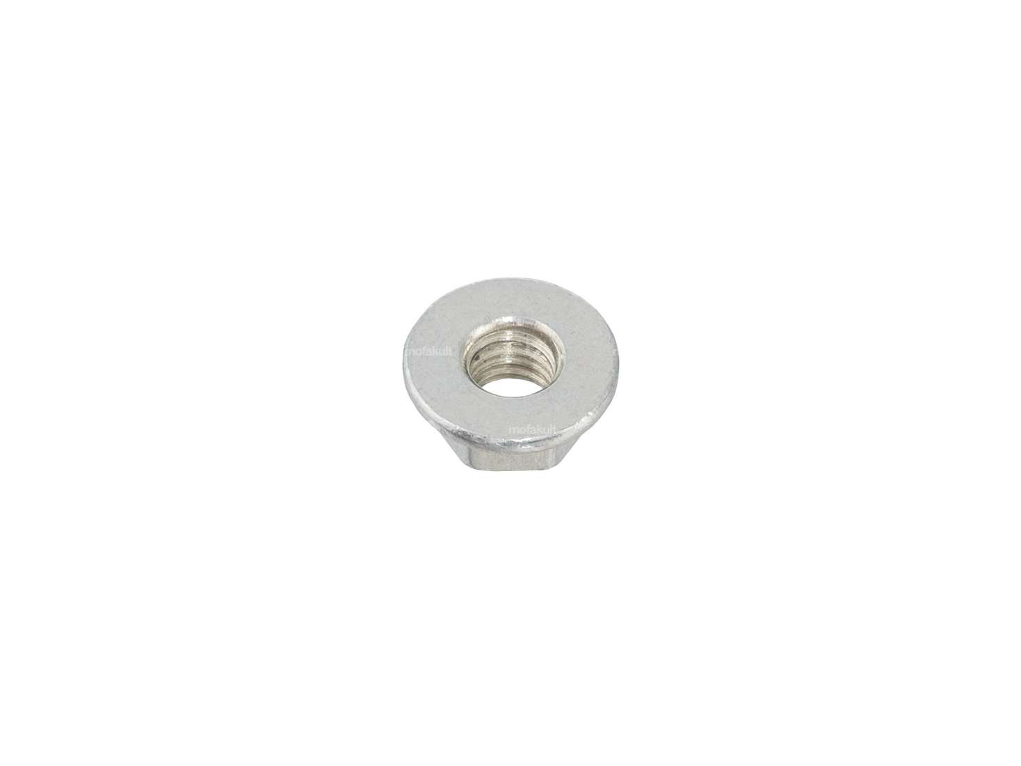Flange nut M5 galvanized (10 strength) Carousel Image 2
