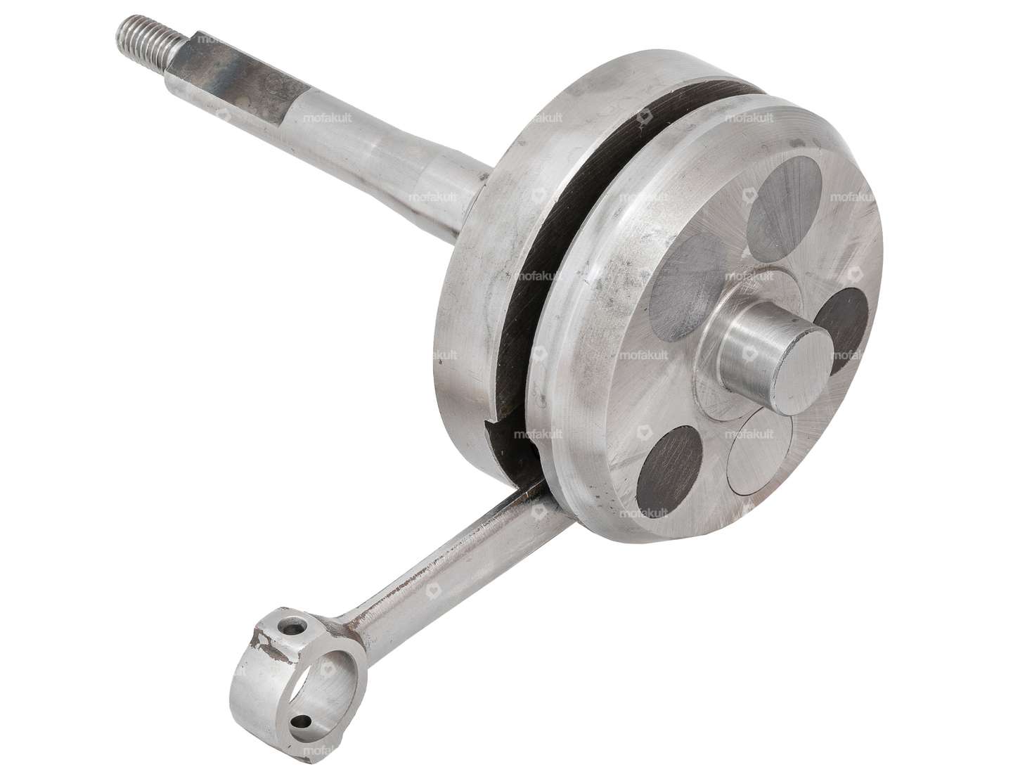 Mazzucchelli crankshaft 44 mm stroke for Simonini case (12 KoBo) | Piaggio Ciao, SI, Bravo, Boxer Carousel Image 2