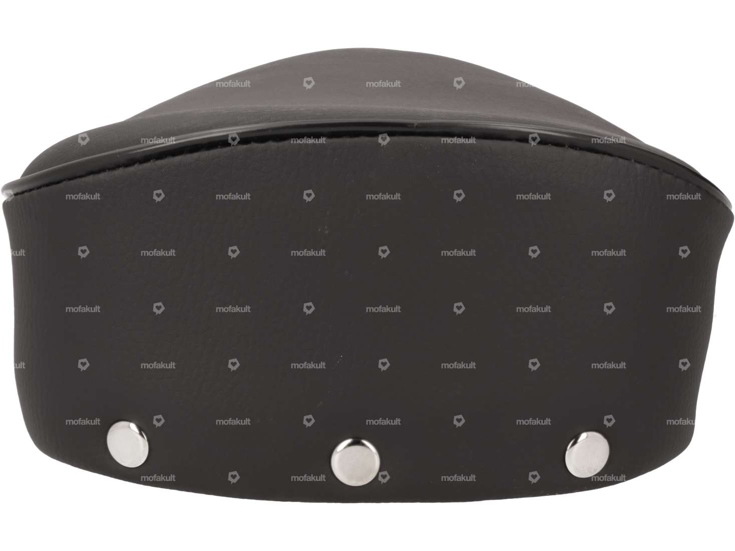 Seat bench with rivets unsprung black Carousel Image 3