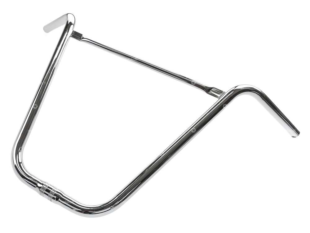 Handlebar stem 40 cm curved with chrome strut Carousel Image 2