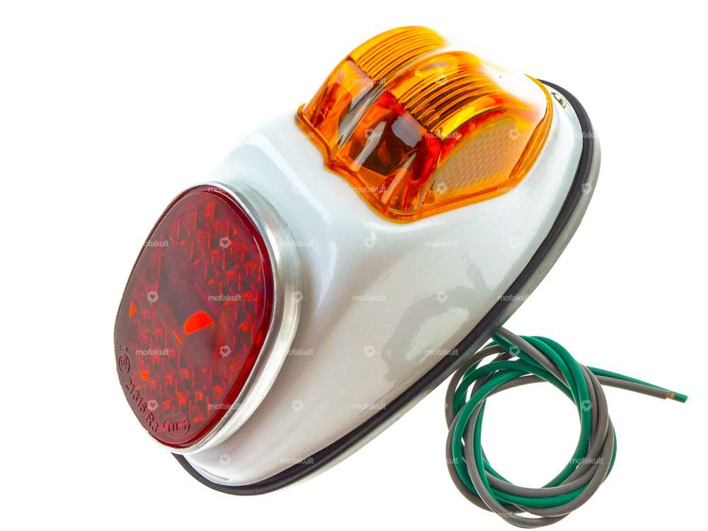 Rear light "Hella" large brake light white Carousel Image 1