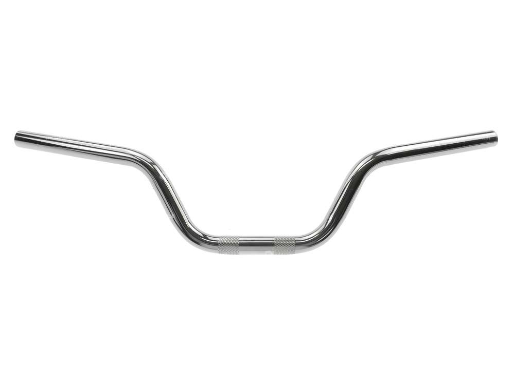Handlebar fork plate 13 cm curved chrome Carousel Image 1