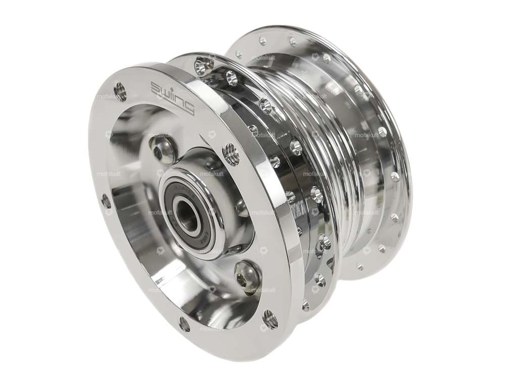 swiing® ingenious disc brake set spoke rim EBR hydraulic chrome Carousel Image 3