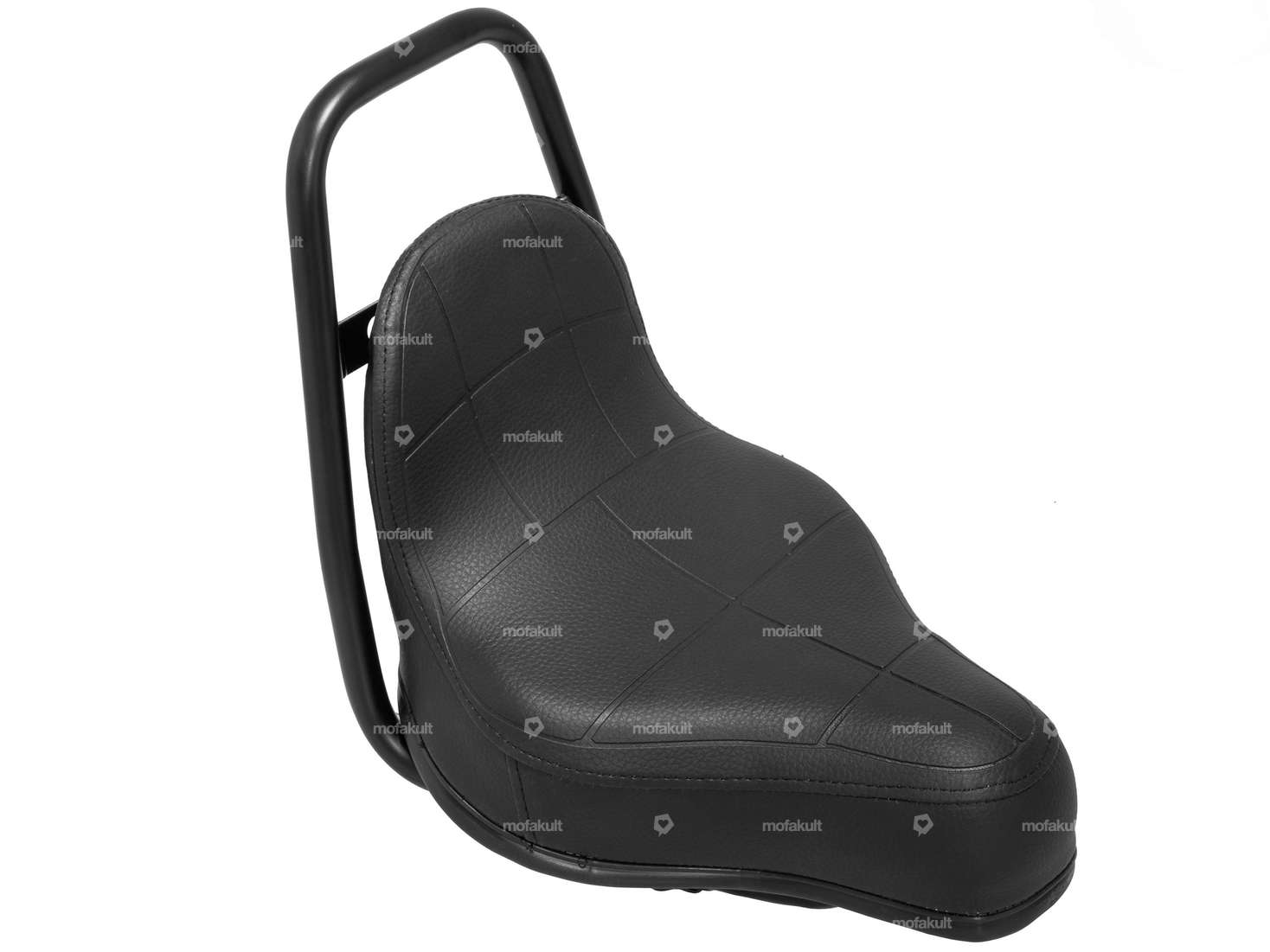 Saddle "Chopper" sprung black Carousel Image 2