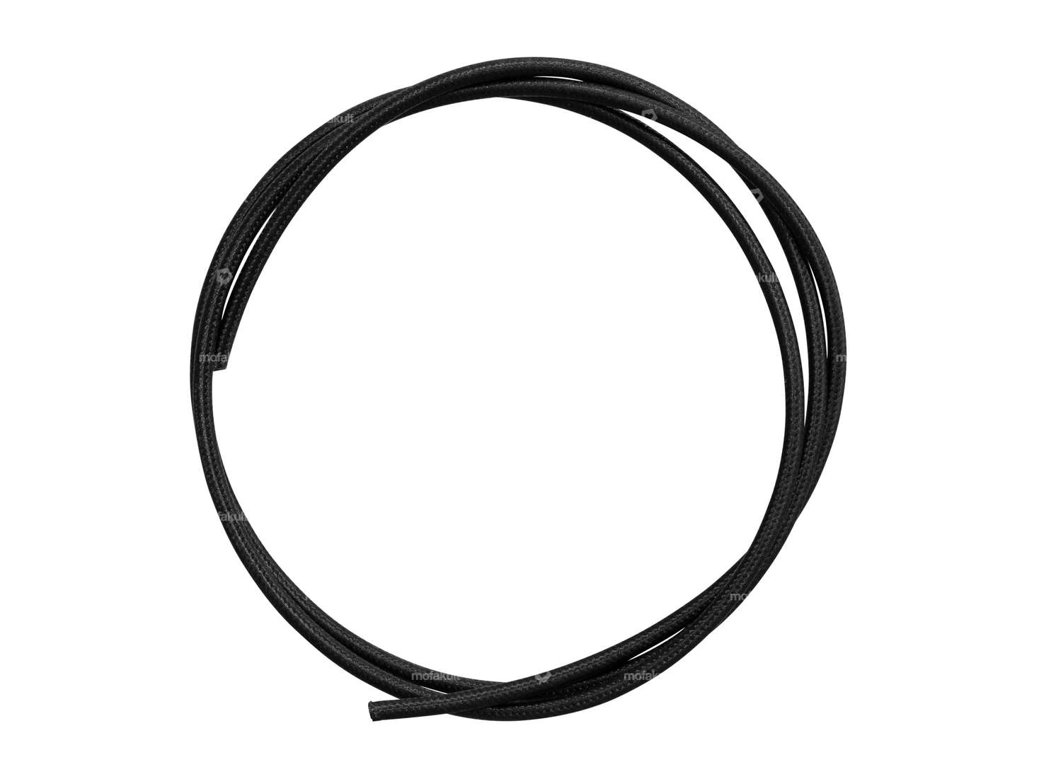 Power cable 1-core textile 4 mm² (per meter) black Carousel Image 1