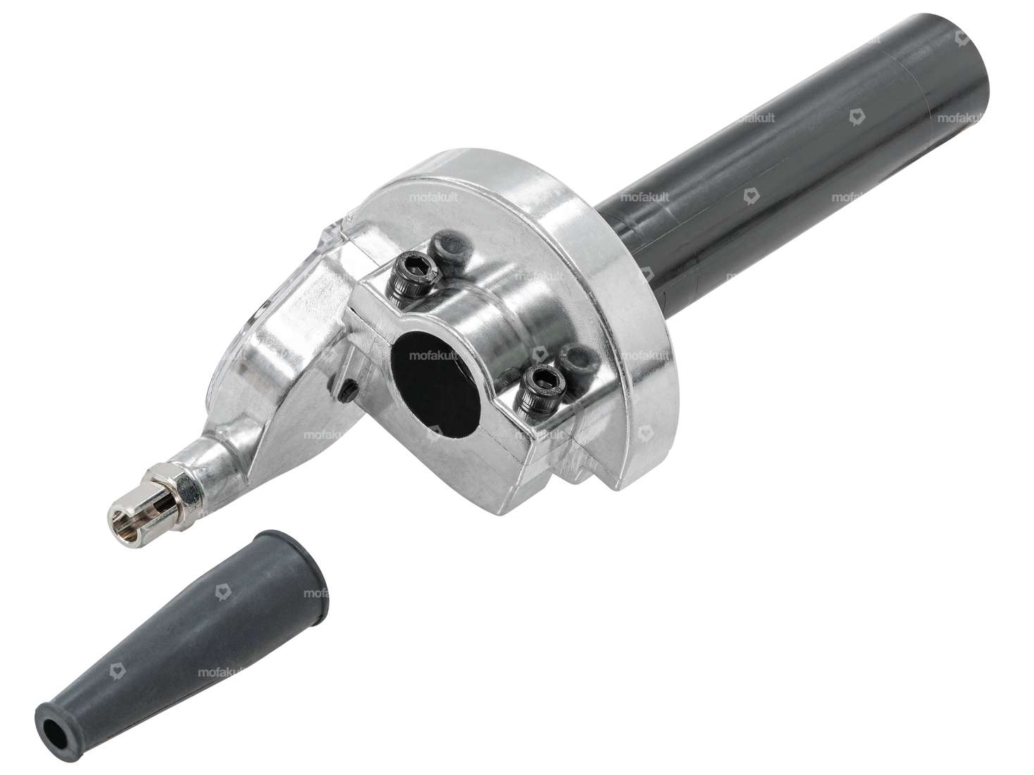 Chrome throttle twist grip Carousel Image 2