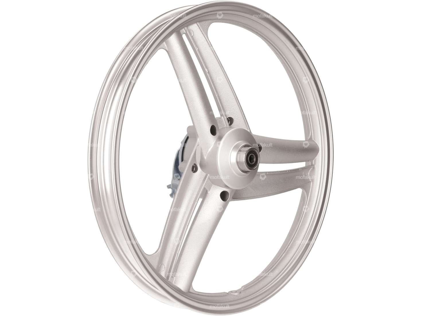 Wheel set 17" cast silver (3/6 spoke) | Peugeot 103 Carousel Image 2