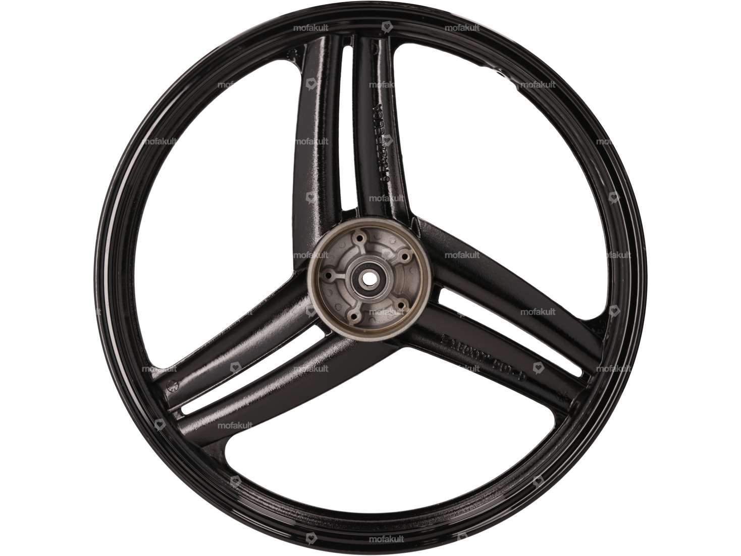 Wheel set 17" cast black (3/6 spoke) | Peugeot 103 Carousel Image 4