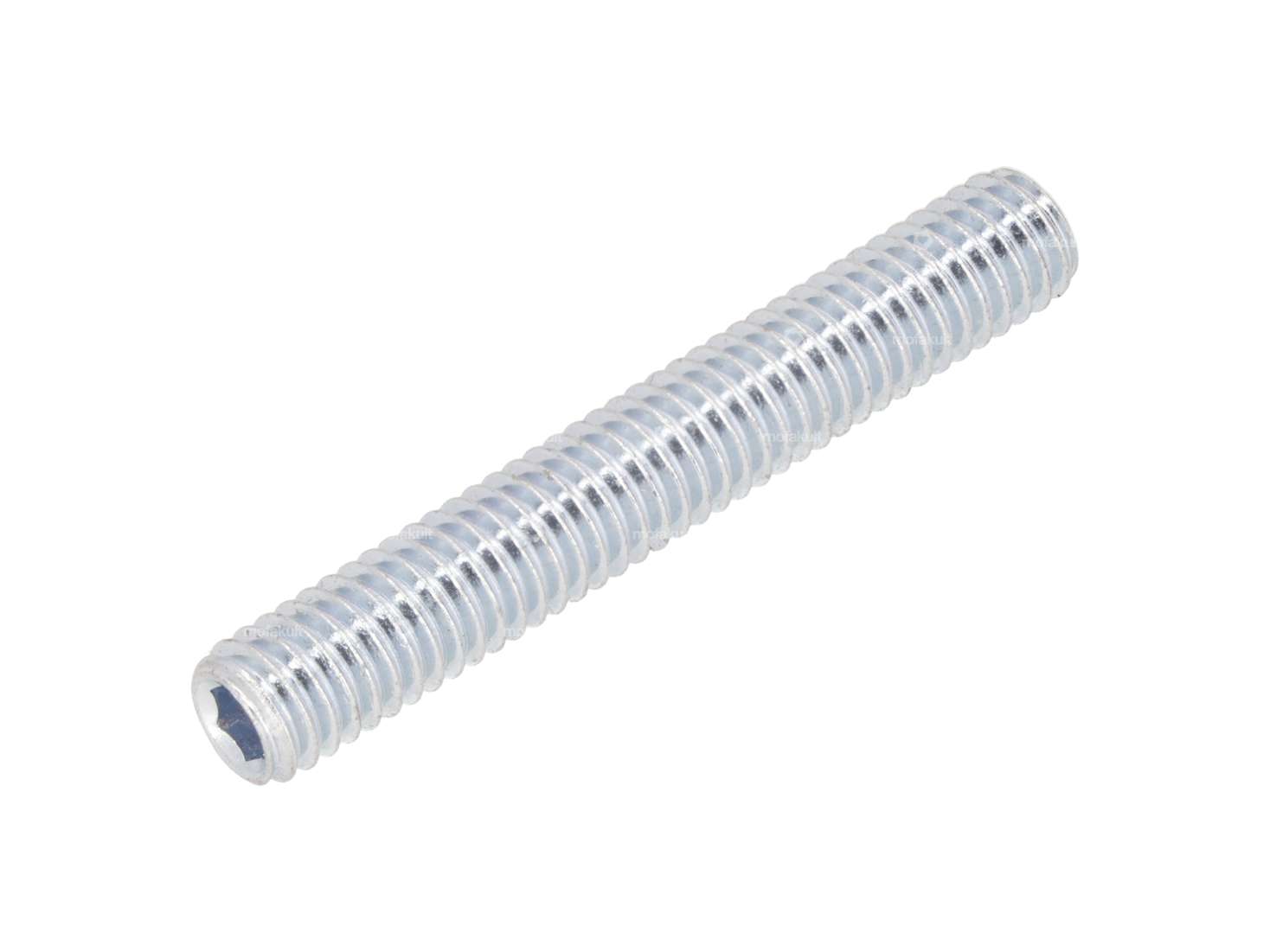 Grub screw M6x40 hexagon socket, galvanized Carousel Image 1