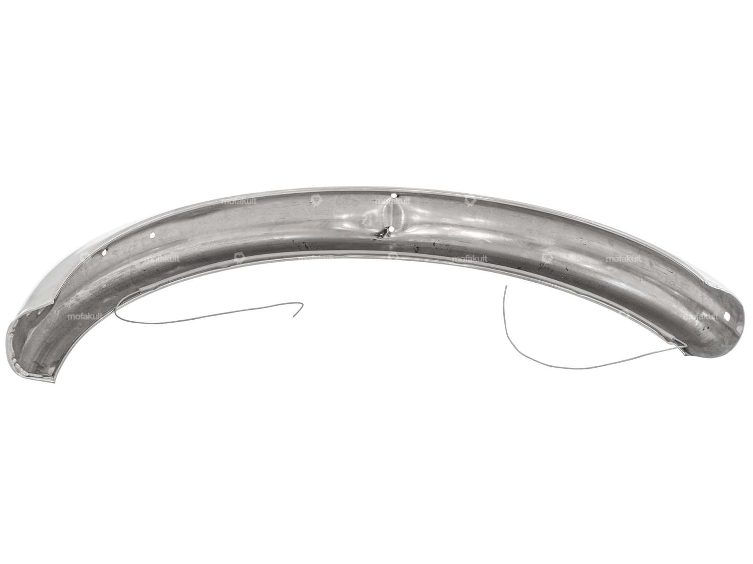 Rear fender (with dents) Inox NOS | Puch X30 NS, NL, NG-2AH, N-2AH, Sprinter Carousel Image 3