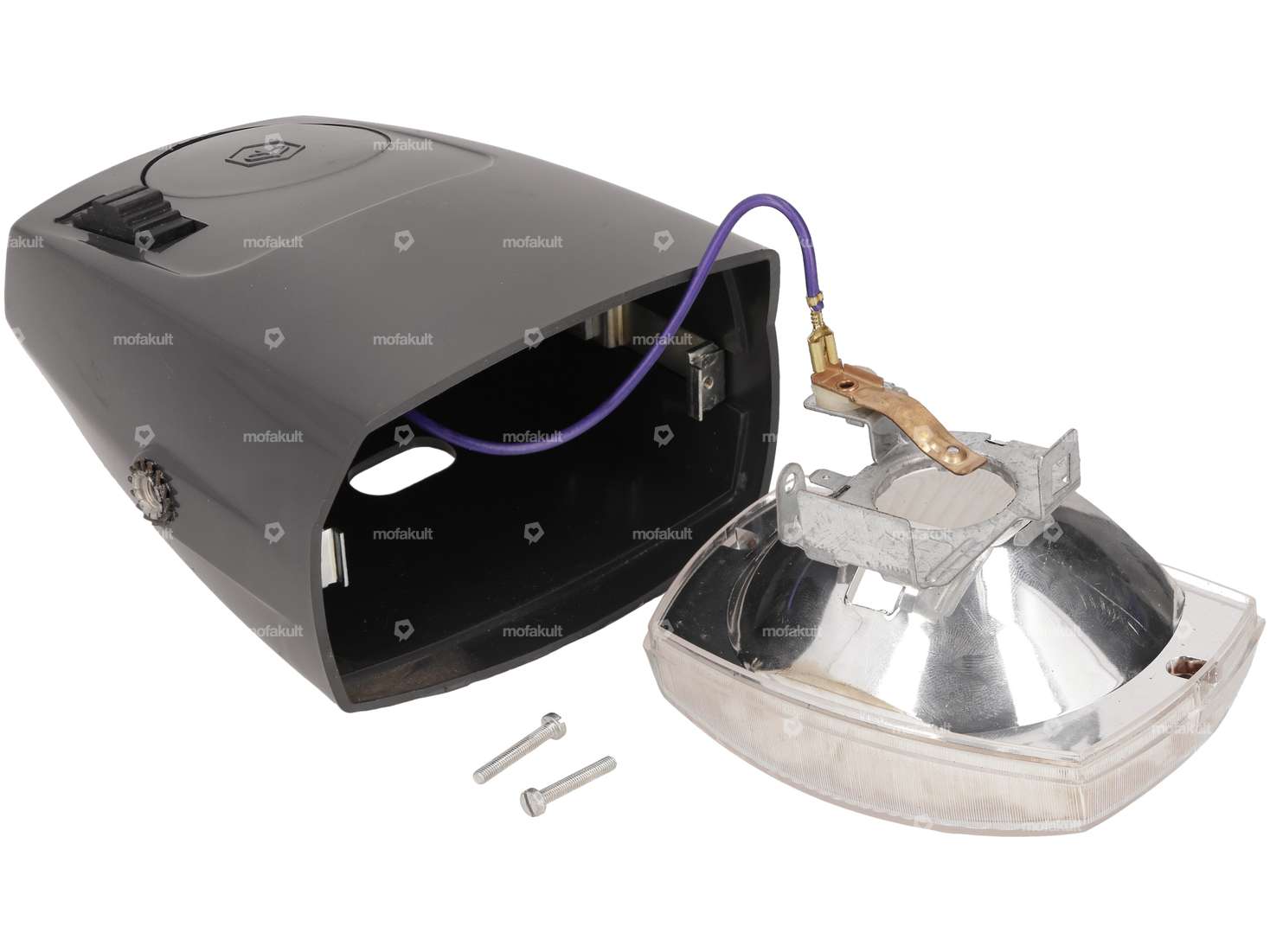 Siem headlight gray NOS | Piaggio Ciao P, SC Carousel Image 3