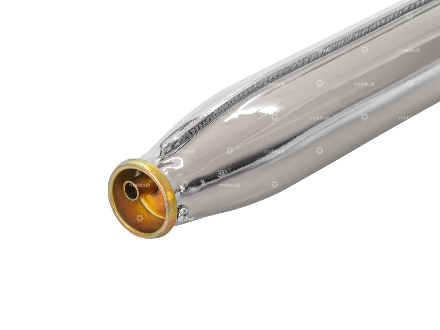 Exhaust 25 mm straight outlet chrome | Tomos Carousel Image 4