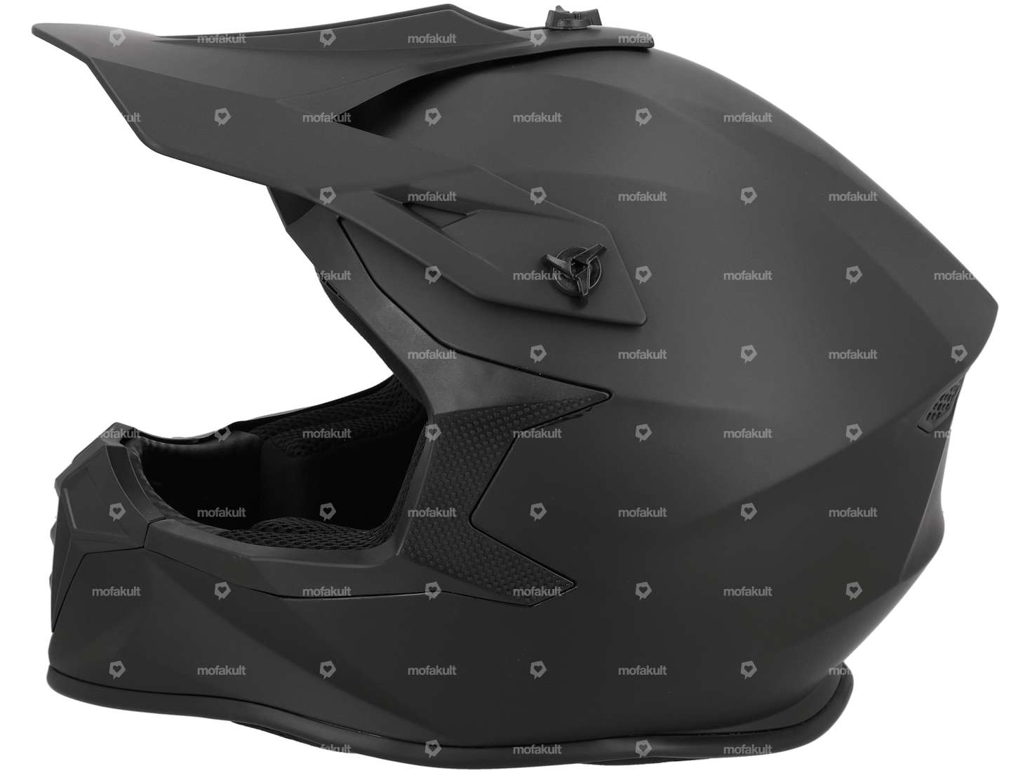 gms cross helmet "Fortis" black - matt Carousel Image 2