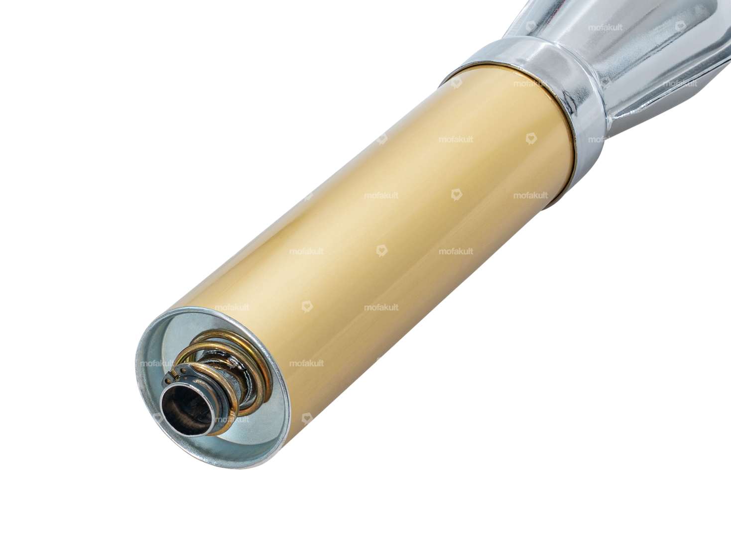 Jamarcol Fuego muffler 28 mm chrome / gold Carousel Image 3