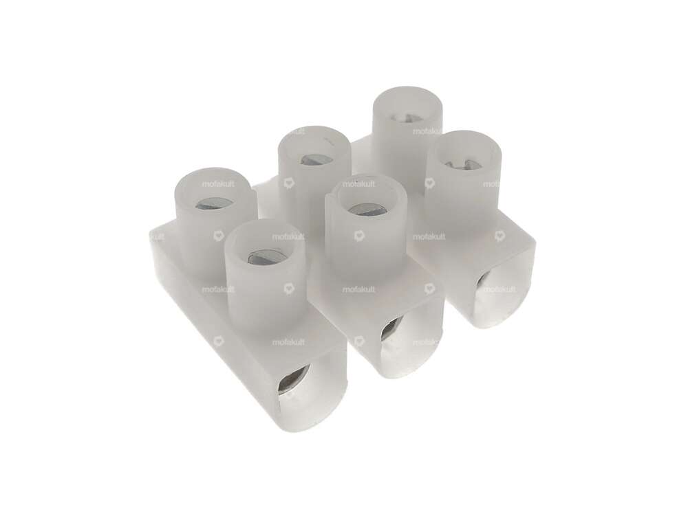 Luster terminal 3-pole white small (0.1 - 2.5 mm²) Carousel Image 1