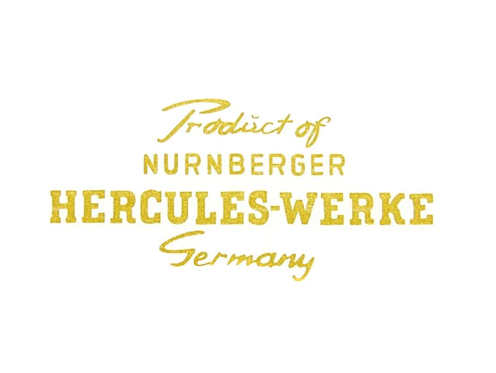 Nuremberg Hercules-Werke Tank Sachs sticker Carousel Image 1