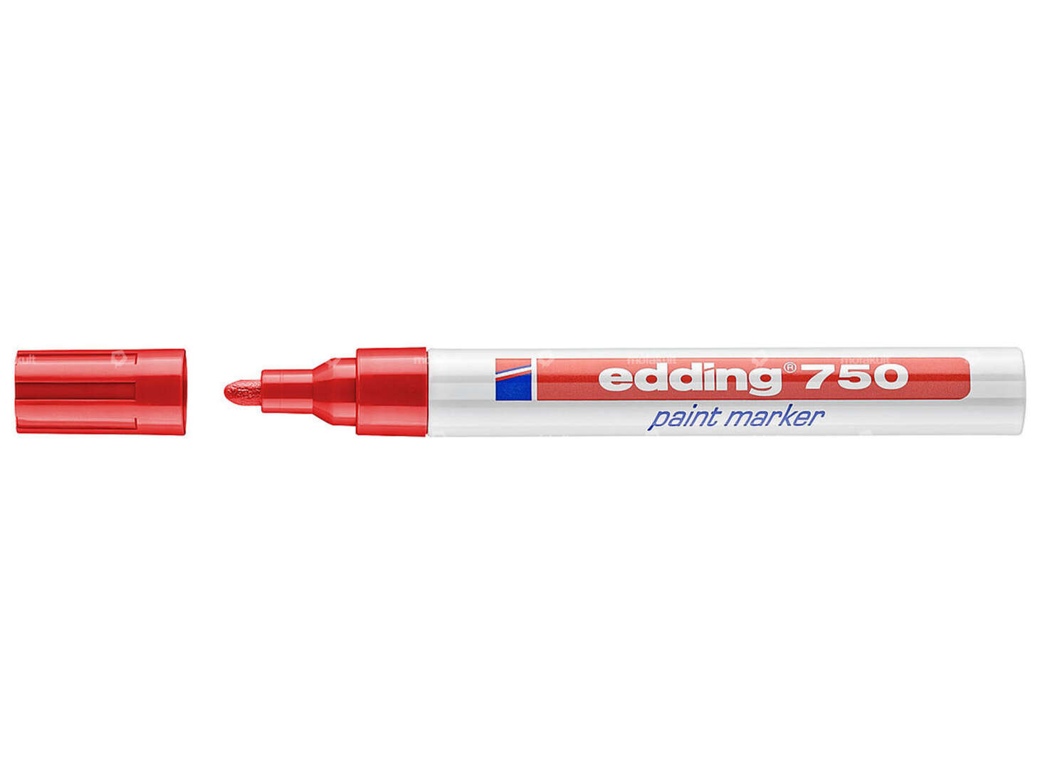 edding 750 paint marker 2 - 4 mm red Carousel Image 1