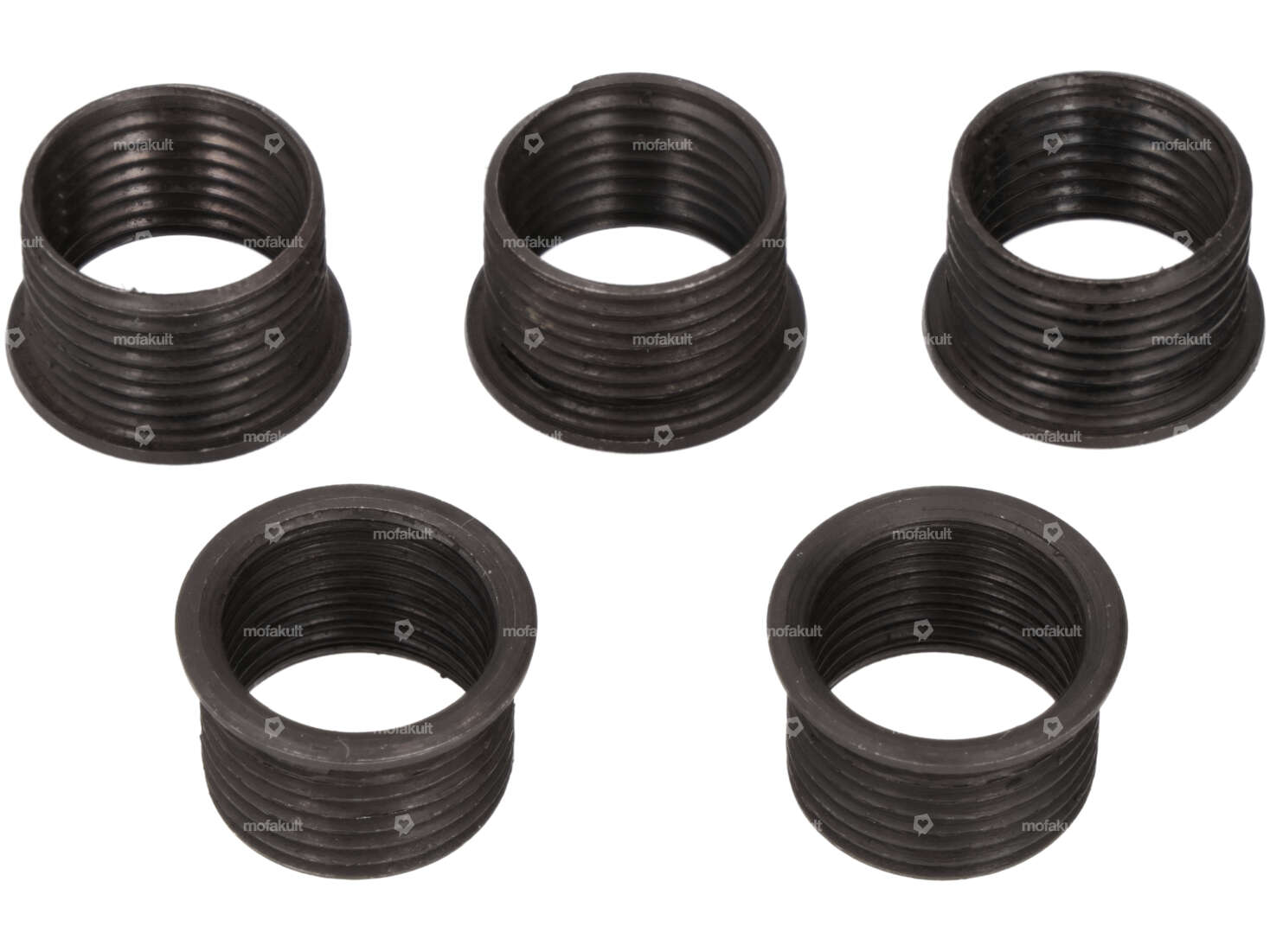 BGS threaded sleeves M14x1.25 spark plug repair 11 mm 5 pcs. Carousel Image 1