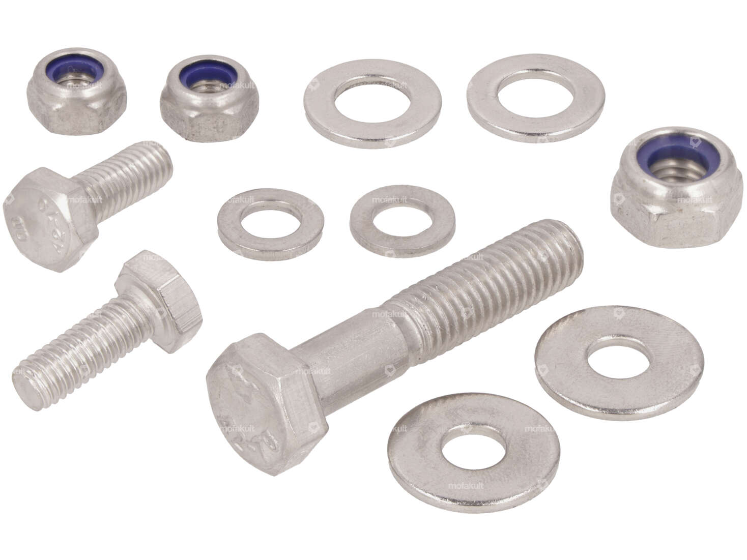 swiing® revival screw set luggage carrier Inox | Puch Maxi S Carousel Image 1