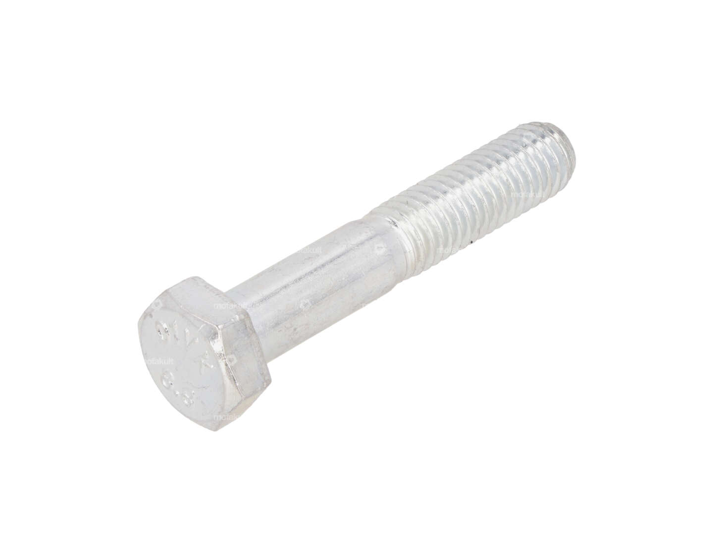 M8x45 hexagon head screw, galvanized shank Carousel Image 1