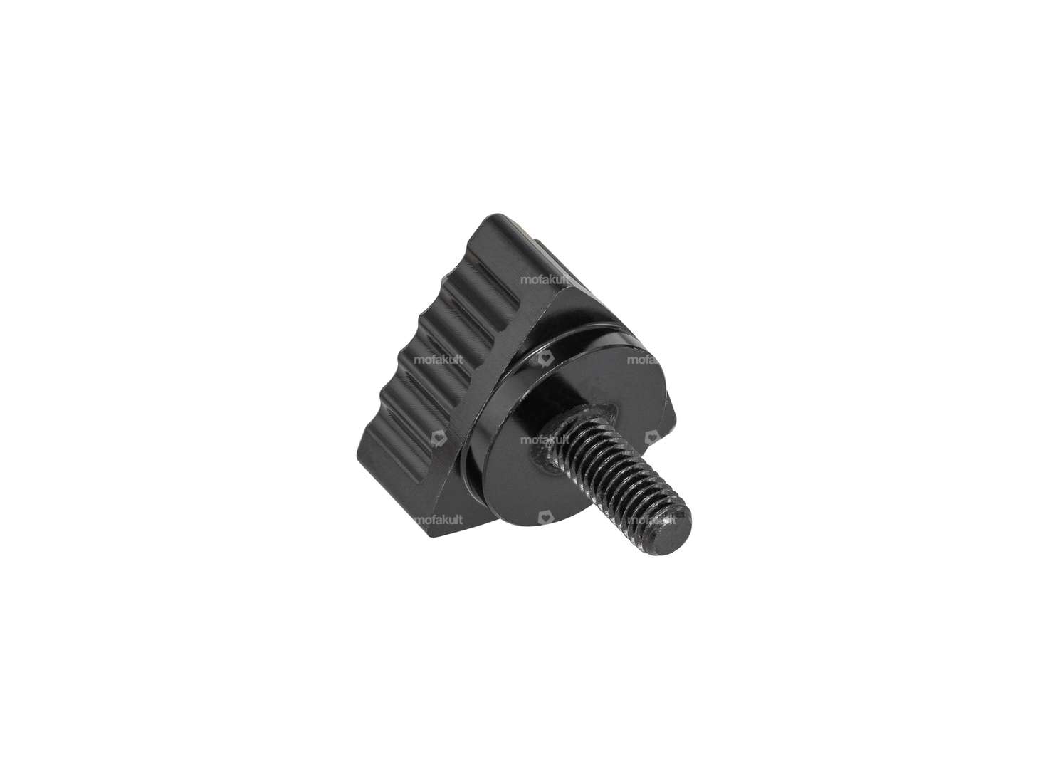 66HEROES side protection screw CNC 13 mm aluminum black (solid material) Carousel Image 2