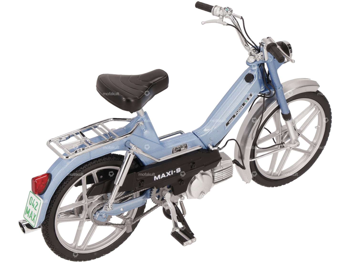 Puch Maxi S light blue miniature model 1:10 (1A-quality) Carousel Image 2