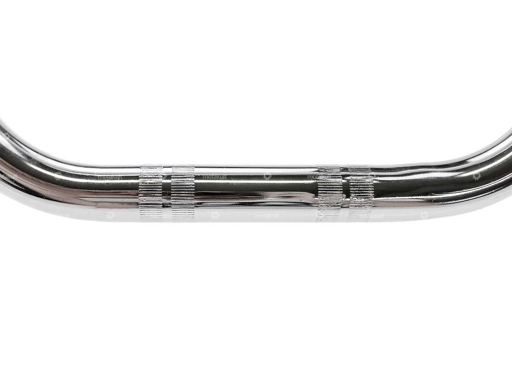 Handlebar fork plate 13 cm motocross chrome Carousel Image 3