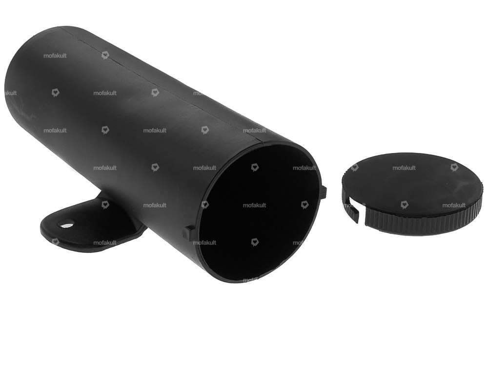 Tool box round plastic black Carousel Image 1