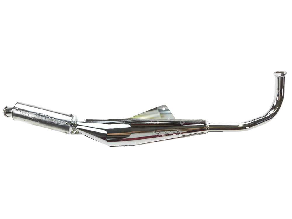 TECNO Exhaust Chrome / Aluminum | Tomos Revival Carousel Image 1