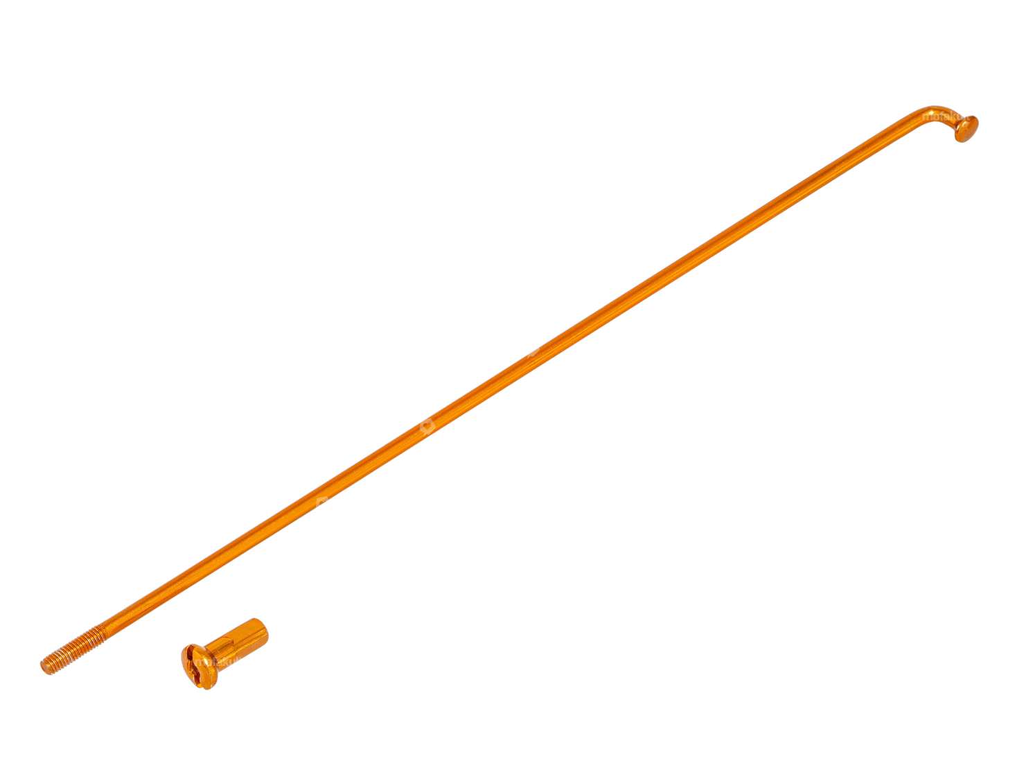 GPO 17" spoke single incl. nipple (2.9 x 188 mm) orange Carousel Image 1