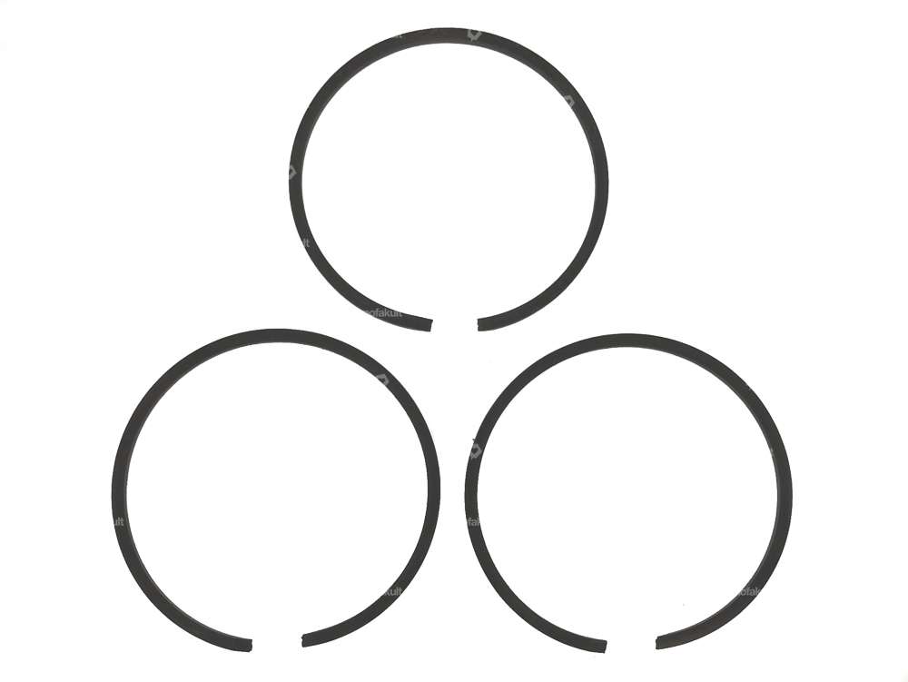 Piston rings Ø 39.4 x 1.7 mm (3 pcs.) angled butt joint | Solex Carousel Image 1