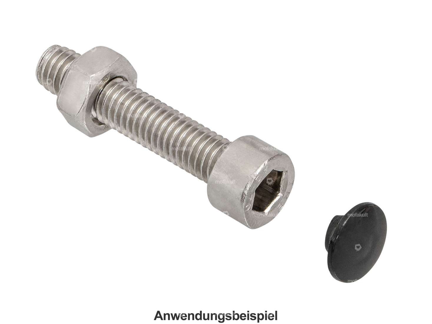 Cover SW8 hexagon socket (M10) black Carousel Image 3