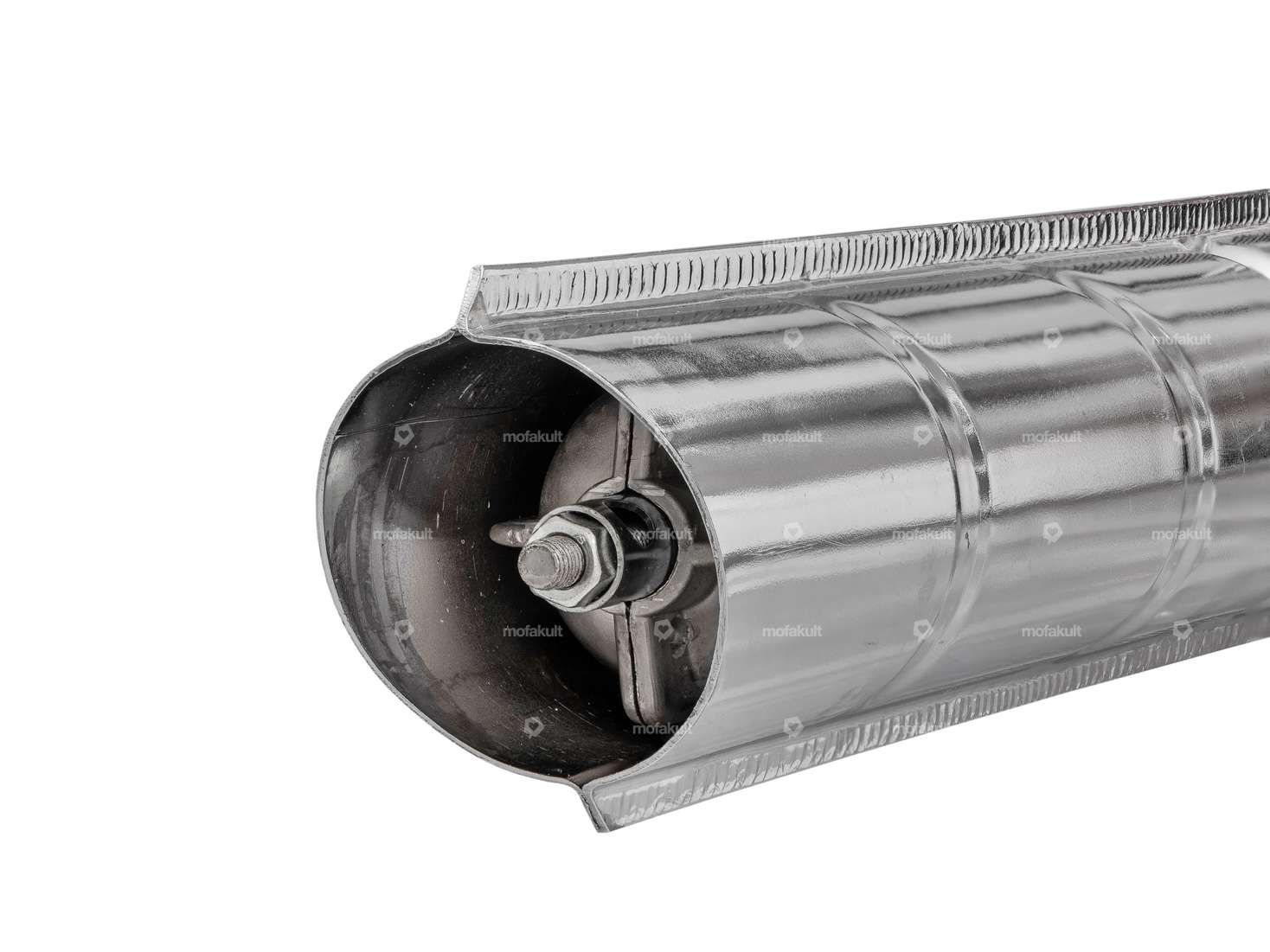 Jamarcol exhaust 22 mm 2-piece replica (with number & logo) | Puch Carousel Image 3