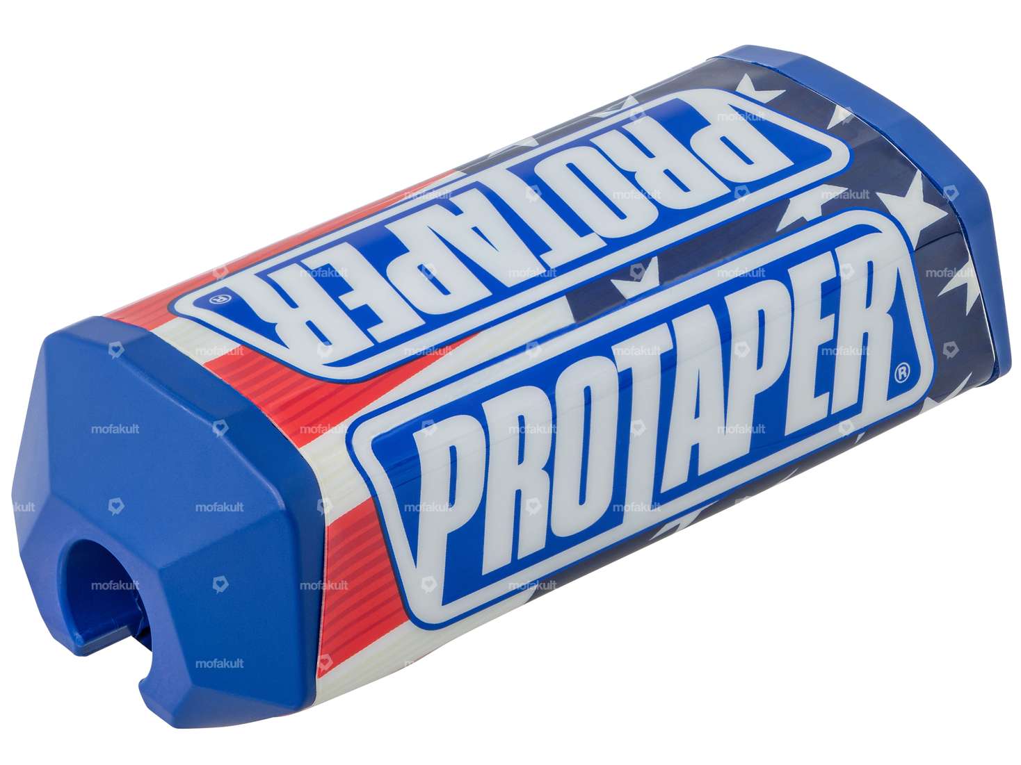 ProTaper handlebar protection "PROTAPER" massive blue (US flag) Carousel Image 1