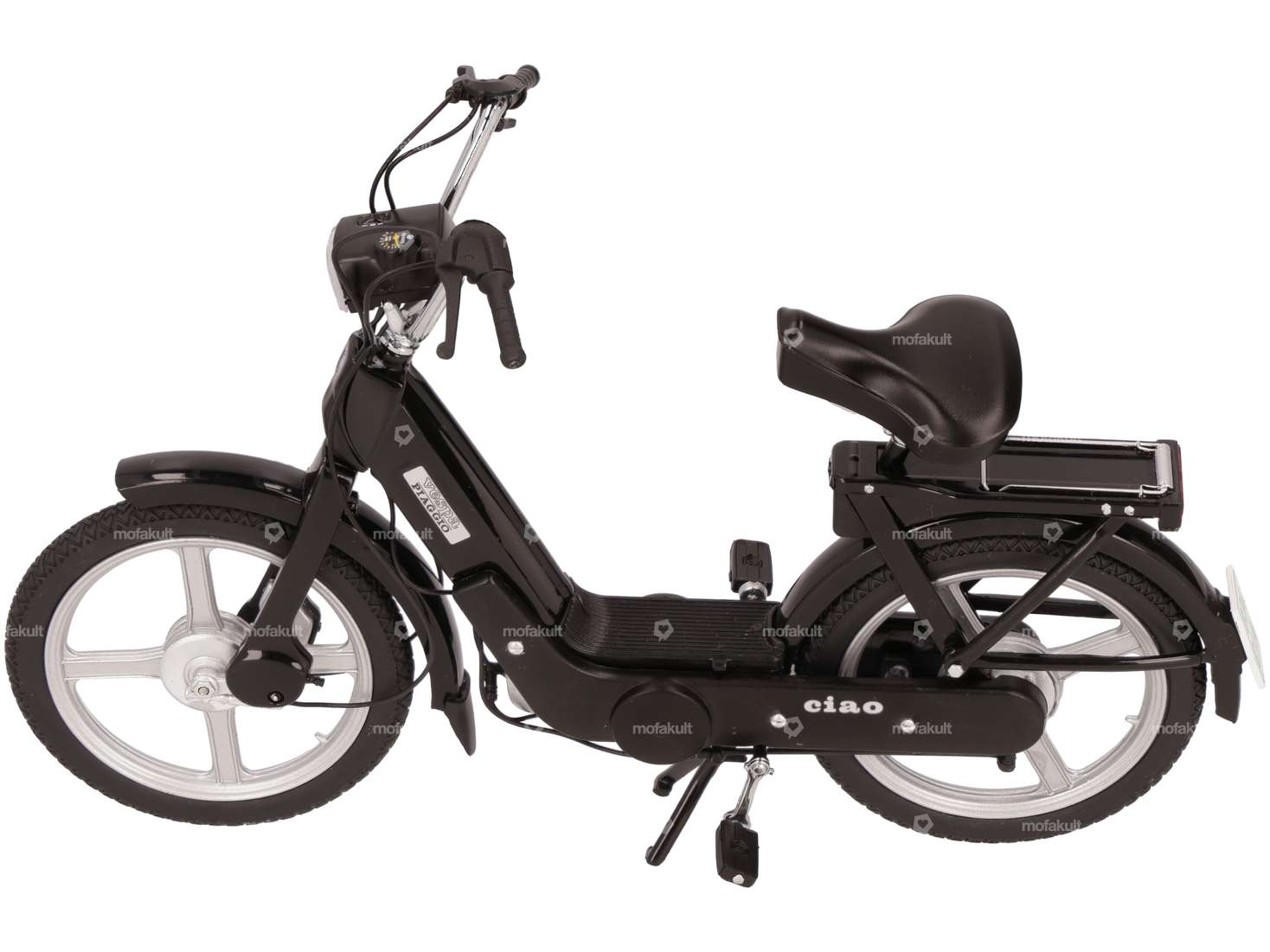 Vespa Piaggio Ciao black miniature model 1:10 (1A-quality) Carousel Image 1