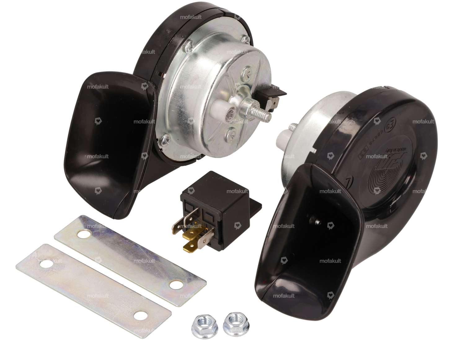 FISA 6V Fanfare 2 sound horn Carousel Image 1