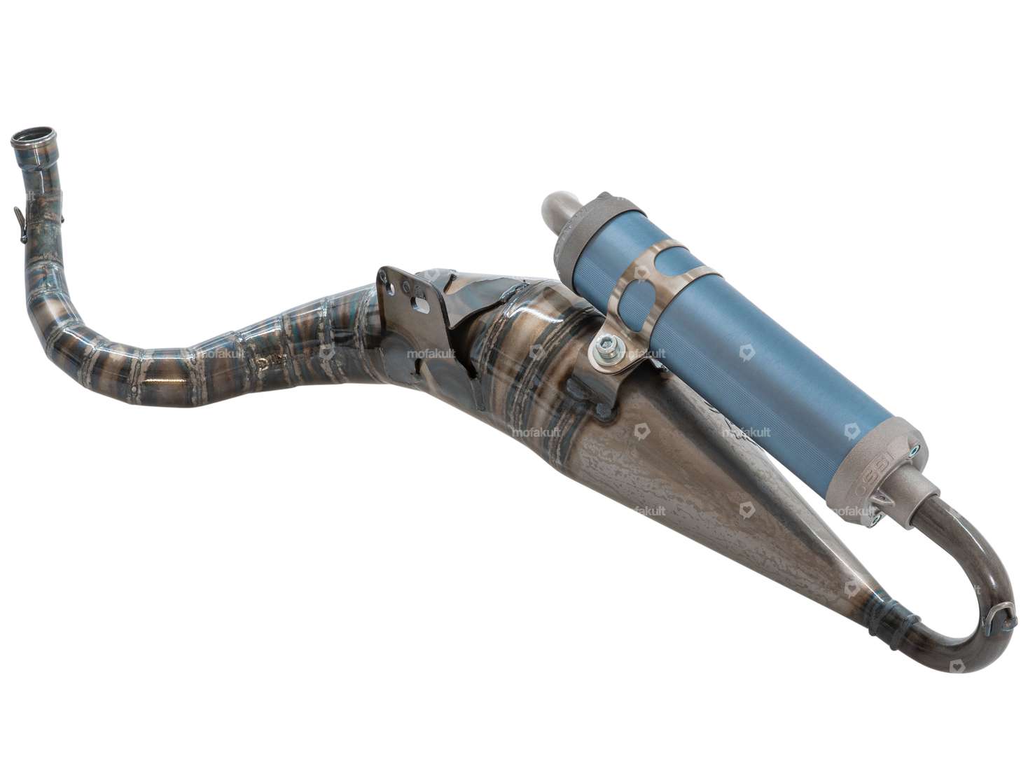 Malossi exhaust "MHR Racing" Ø 27mm | Piaggio Ciao, SI, Bravo, Boxer Carousel Image 2