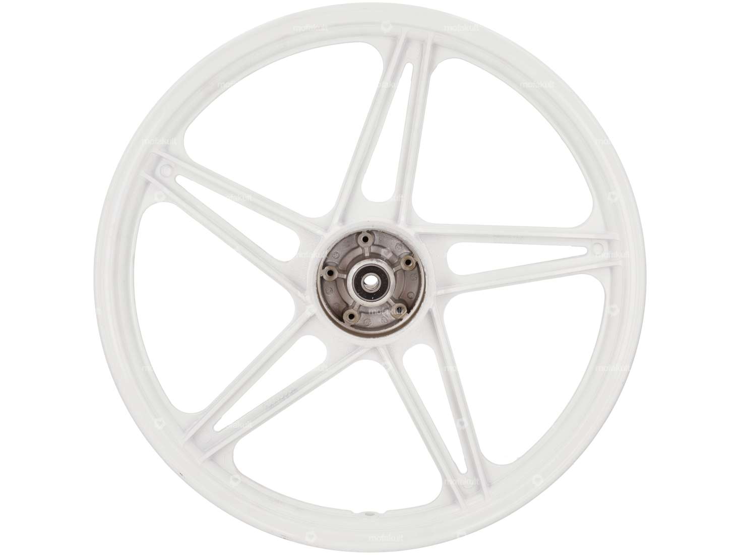 Wheel set 17" cast white (5 spokes) | Peugeot 103 Carousel Image 5