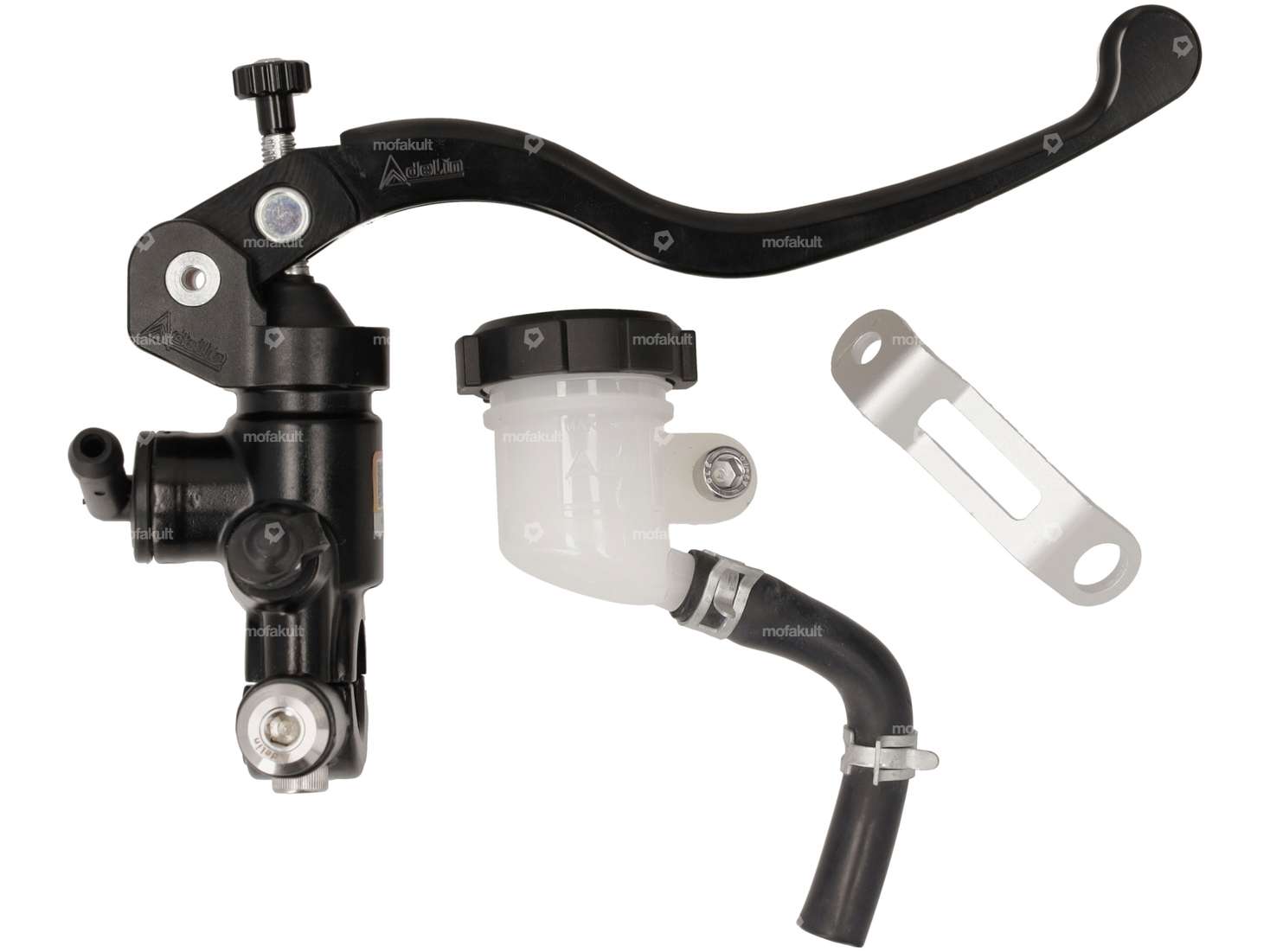 Brake lever adjustable right (16x18 mm brake piston) with external oil reservoir Carousel Image 1