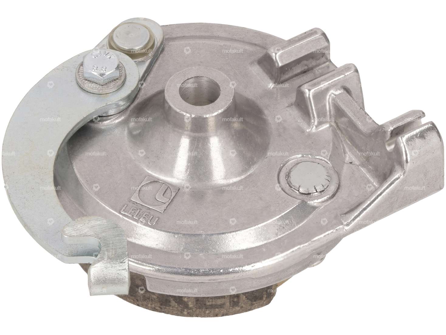 LELEU Brake anchor plate front 11 mm axle | Puch Maxi S, N, X30 Sport NS, NL, Velux Carousel Image 2