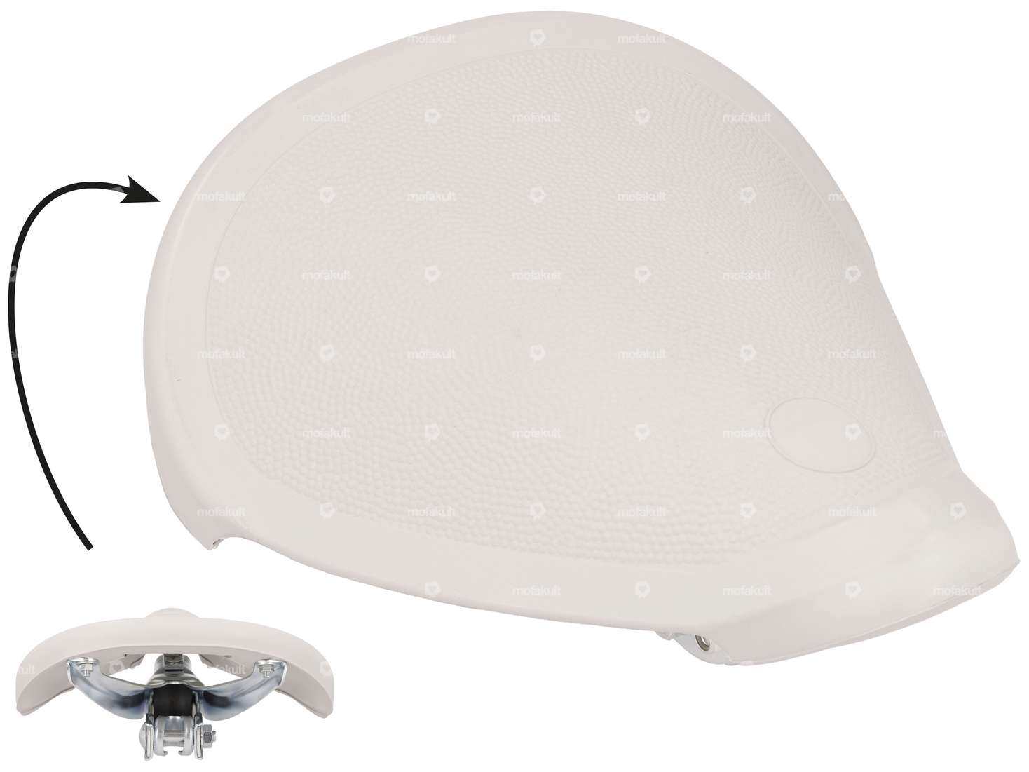 Saddle Bategu BTG (replica) gray Carousel Image 1