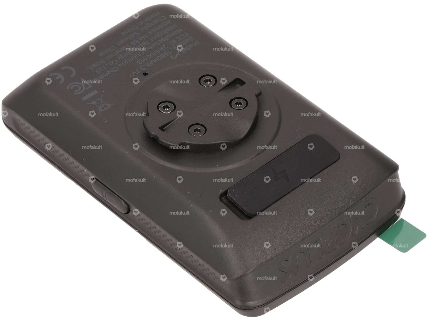 GPS speedometer computer rectangular black Carousel Image 2