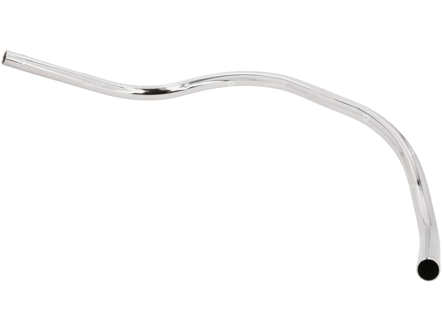 Handlebar fork plate 13 cm Moon chrome Carousel Image 2