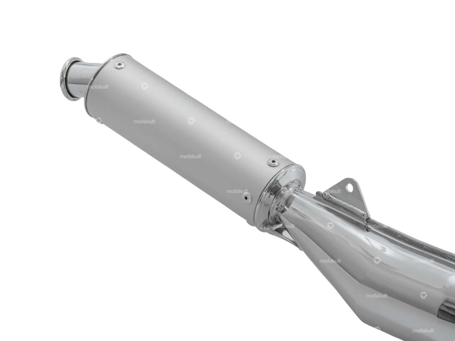 swiing® ingenious racing exhaust 28 mm chrome | Sachs 503 Carousel Image 2