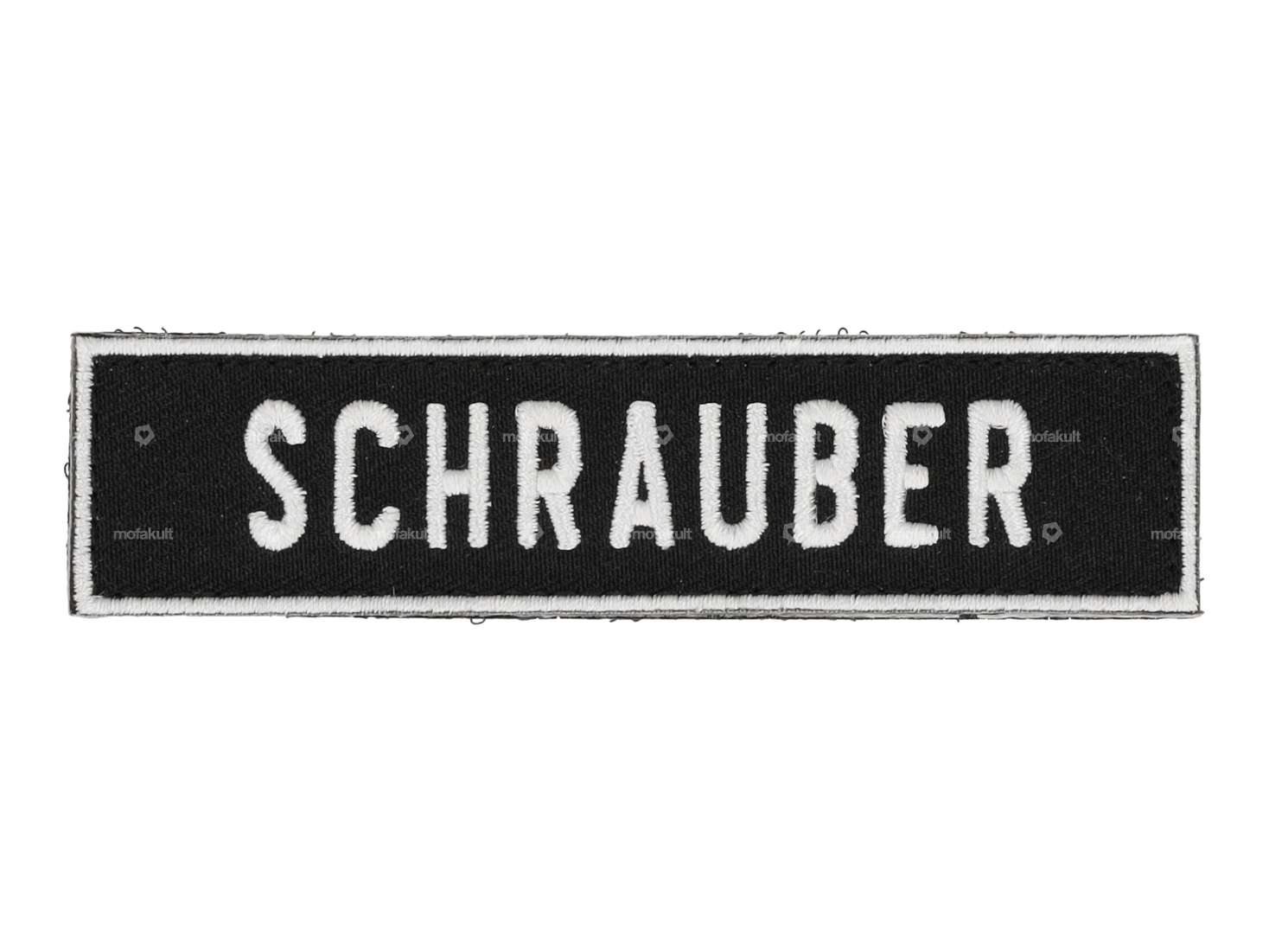 mk-Merch patch "SCHRAUBER" black Carousel Image 1