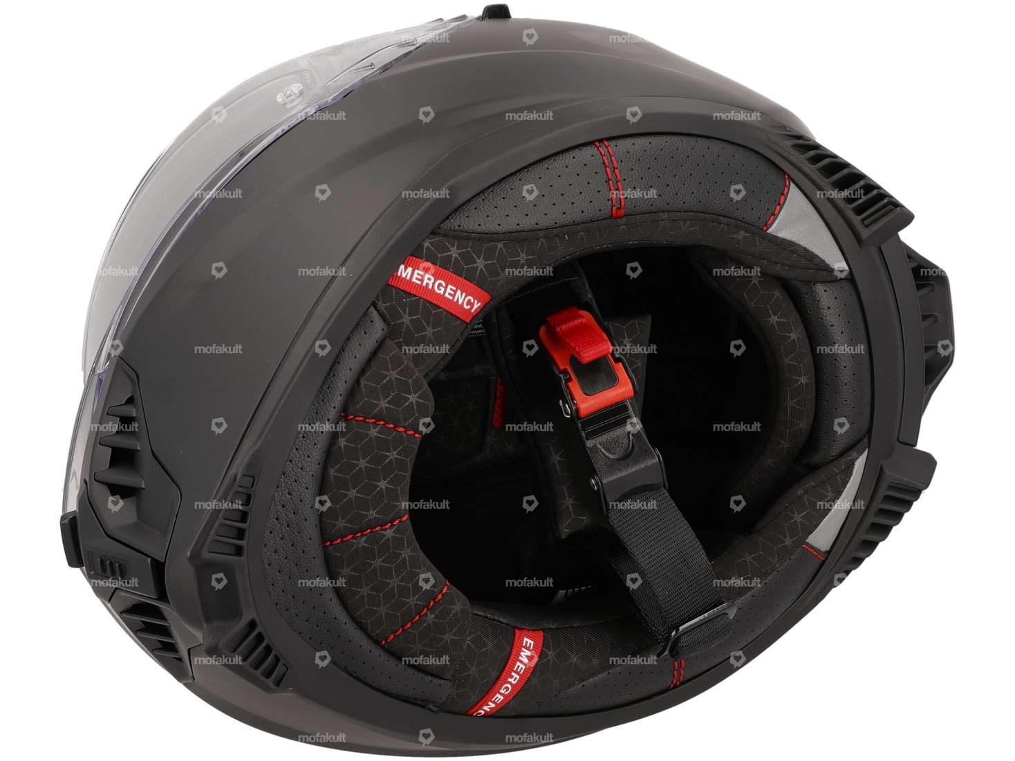gms full-face helmet "Hexago" black matt Carousel Image 4